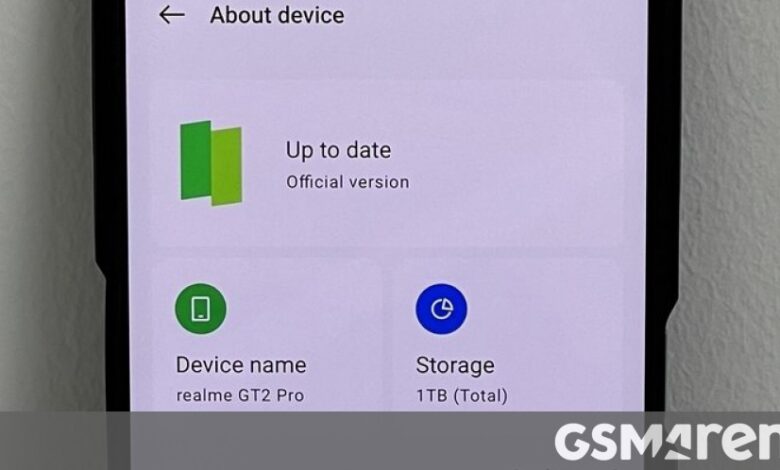 Realme GT2 Pro to get a 1TB storage version