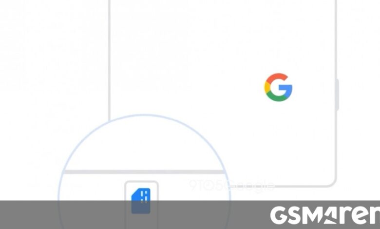Google Pixel foldable animation indicates squarish aspect