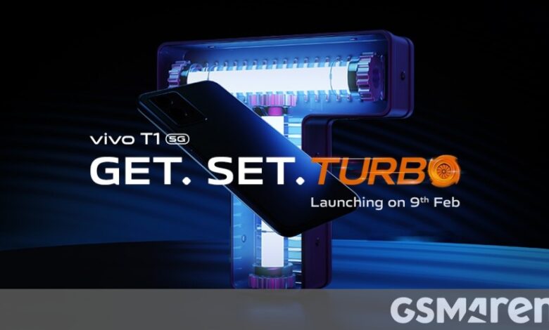 vivo T1 5G coming to India on February 9