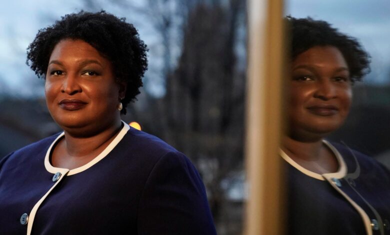 Conservatives Blast Stacey Abrams For Maskless Photo-Op— She Calls A ‘False Political Attack’