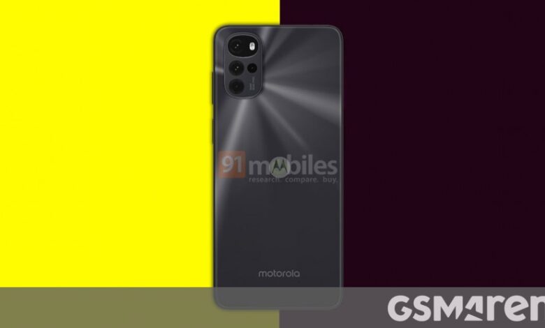 Motorola Moto G22 leaks in more renders