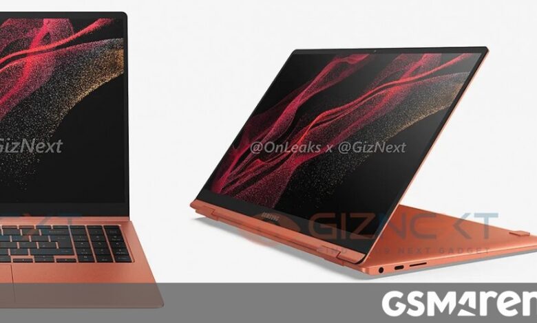 Leaked renders show off the Samsung Galaxy Book Pro 360 2 design