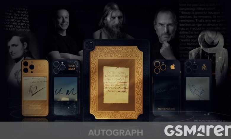 Caviar makes iPad Pro with Rasputin’s autograph, iPhone 13s with other famous signatures