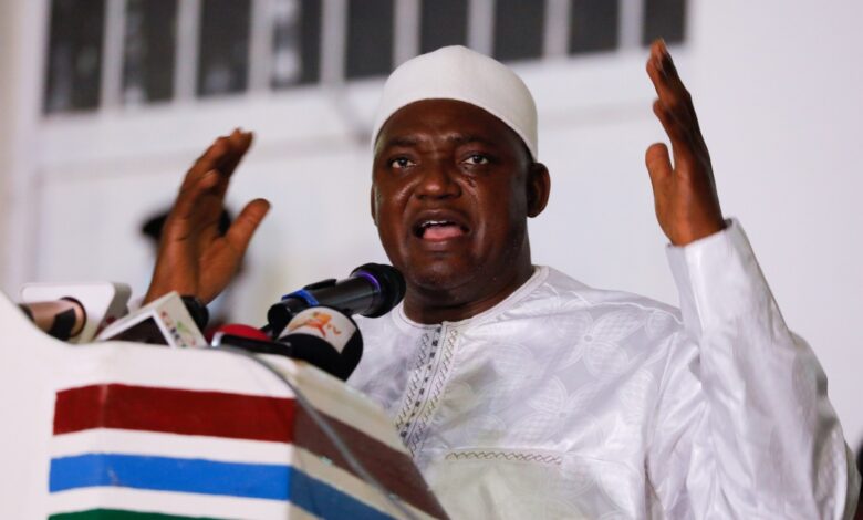 Gambian president’s party narrowly wins legislative polls