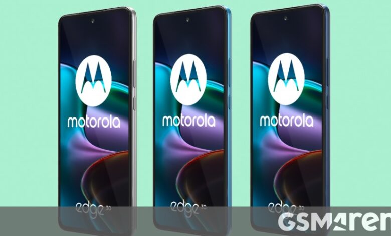 Motorola Edge 30 leaks in more official images, specs follow