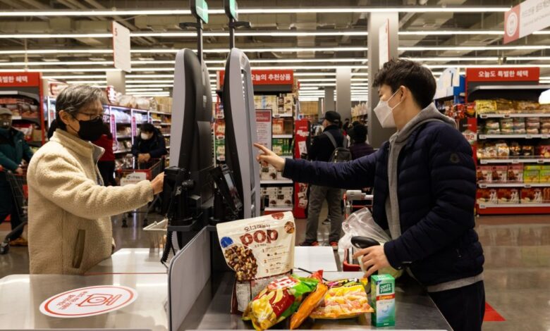 South Korea’s consumer prices rise at fastest pace since 2008