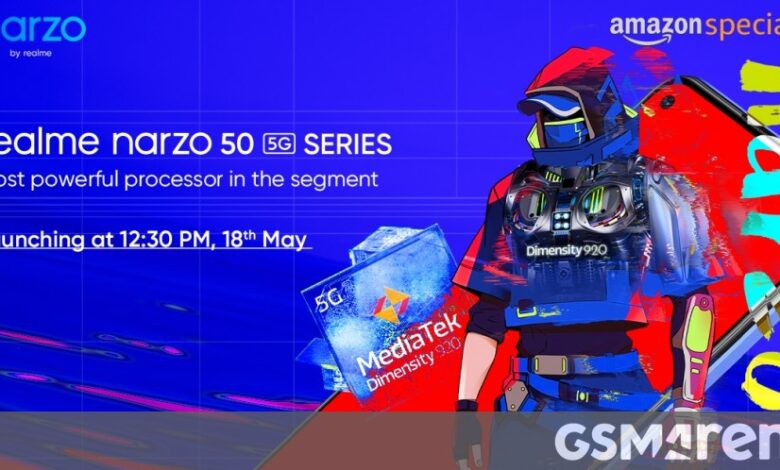 Realme Narzo 50 5G, Narzo 50 Pro 5G are coming on May 18