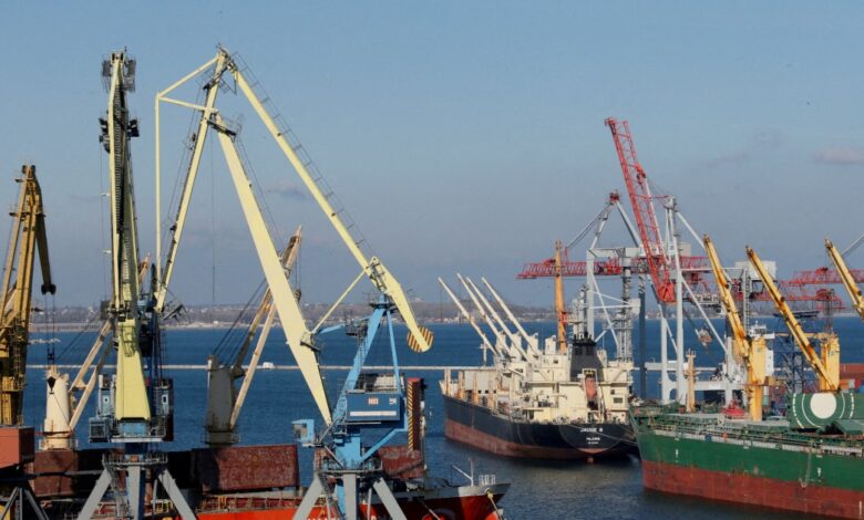 Russia says opening Ukraine ports would need review of sanctions