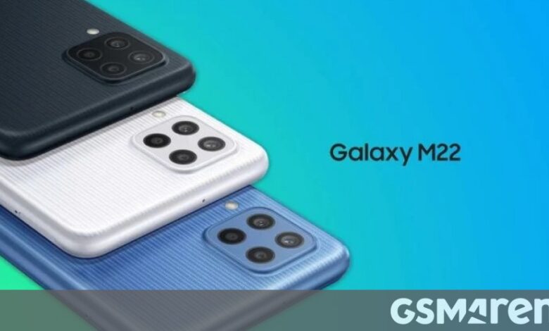 Samsung Galaxy M22 receives Android 12 update with One UI 4.1