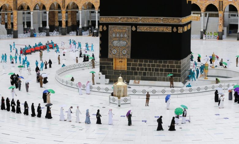 Saudi Arabia eases mask mandate as first Hajj pilgrims arrive