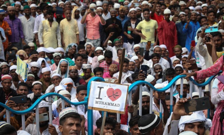 Muslims in India continue protests over prophet remarks