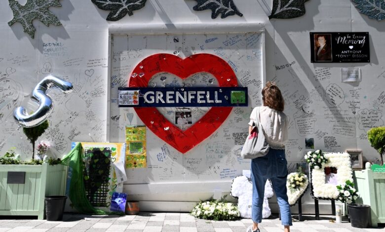 Memorials held five years on from London’s worst residential fire