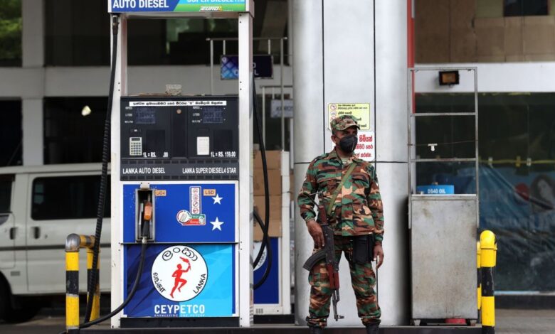 Sri Lanka troops open fire as protest over fuel turns to riot