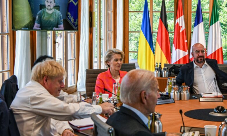 G7 pledges renewed solidarity with Ukraine, more Russia sanctions