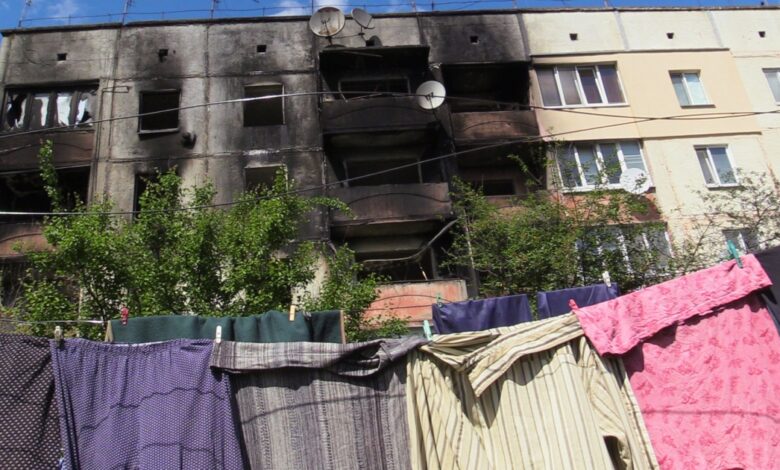 Resistance, calamity and looting in a Kyiv suburb