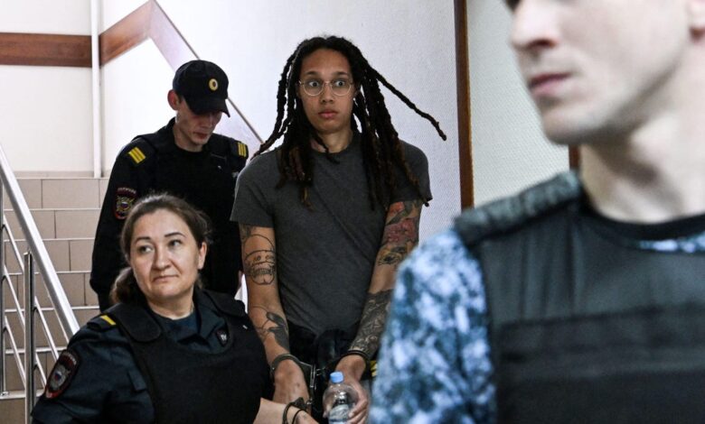 New Photos Show Brittney Griner In Russian Court As Trial Date Is Set For July 1