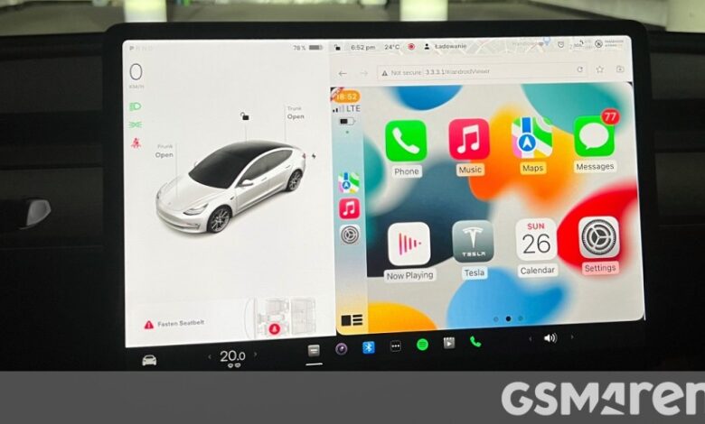 You can now use CarPlay in your Tesla