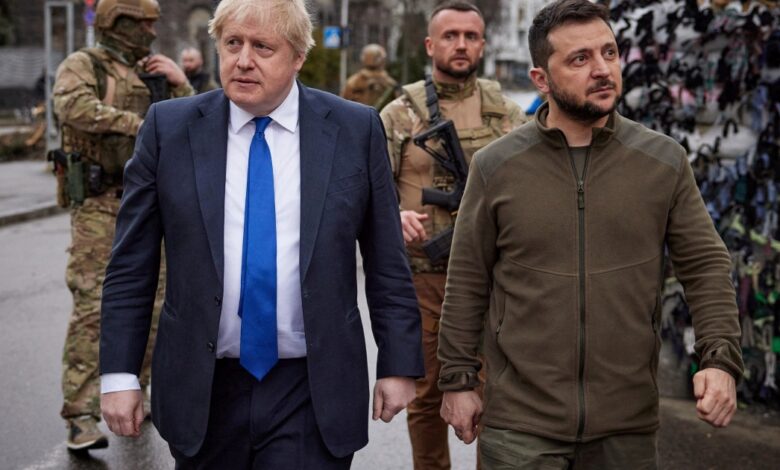 In Ukraine, Boris Johnson’s downfall is met with sorrow