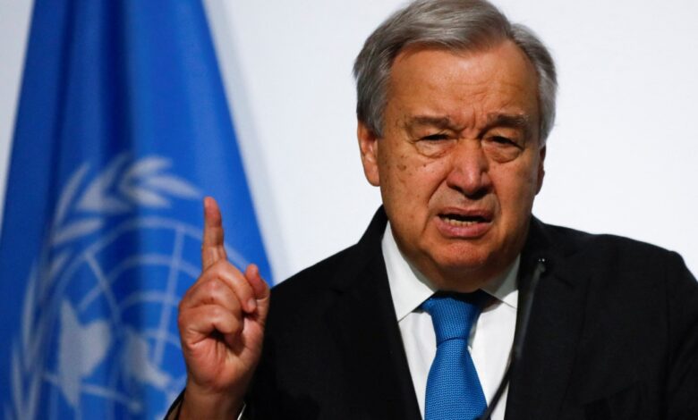 ‘Grotesque greed’: UN chief Guterres slams oil and gas companies