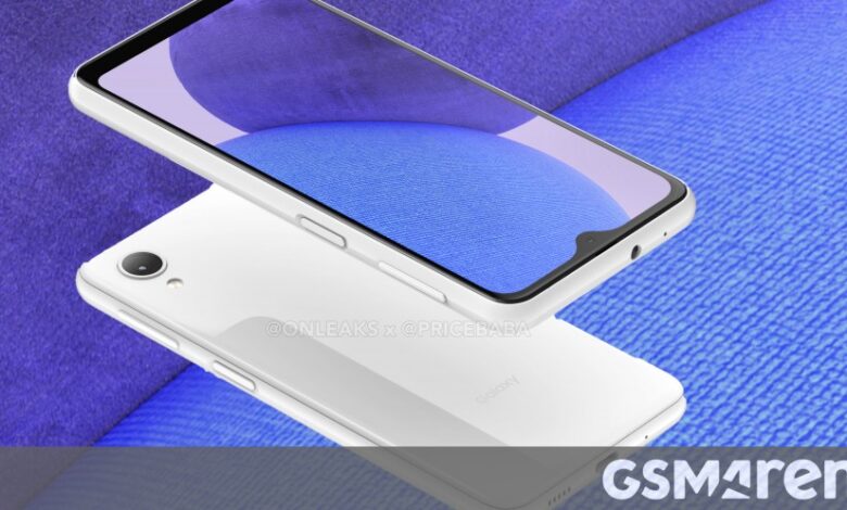 Samsung Galaxy A23e renders leak ahead of launch