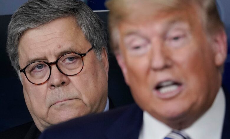 Barr Says Mar-A-Lago Raid Justified After Trump ‘Jerked Around’ Feds