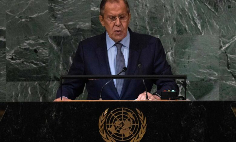 UNGA: Russia’s Lavrov rails against US and western allies