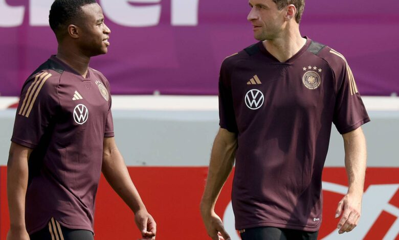 Muller and Rudiger train with Germany for World Cup in Qatar