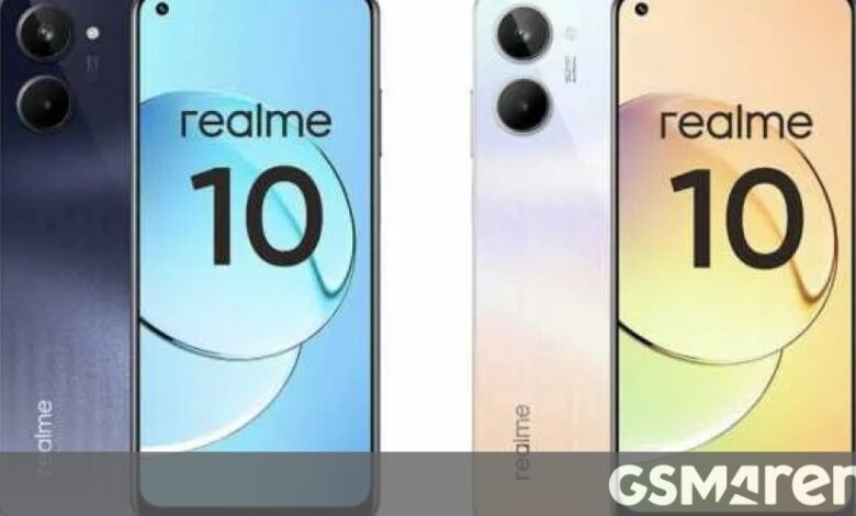 Realme 10 4G leaks in more renders, 5G version’s battery capacity is confirmed