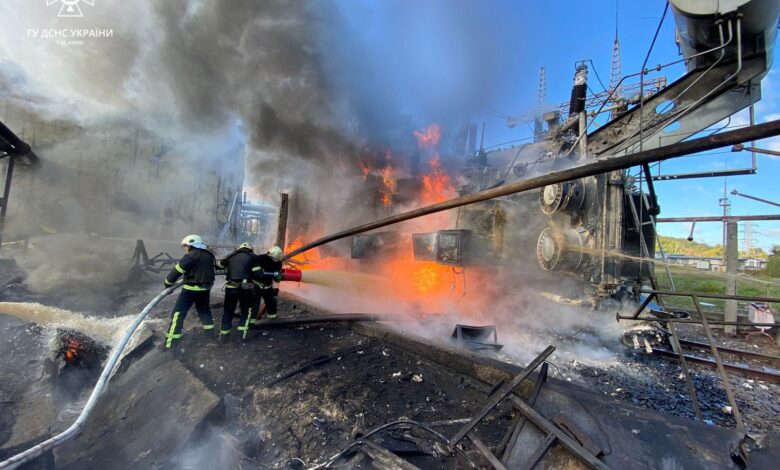 Ukraine says power facility near Kyiv damaged in Russian attack