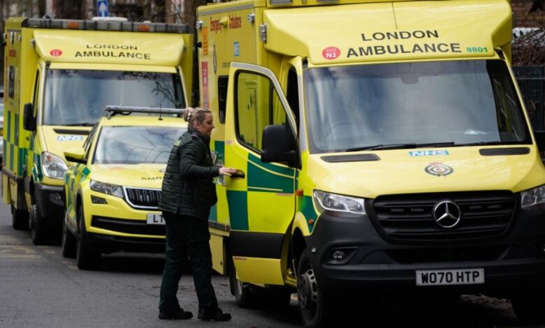UK ambulance workers join widening strike for above-inflation pay