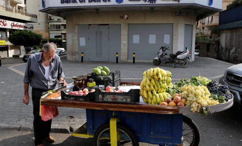 Lebanon inflation rate increases 189% in first 11 months