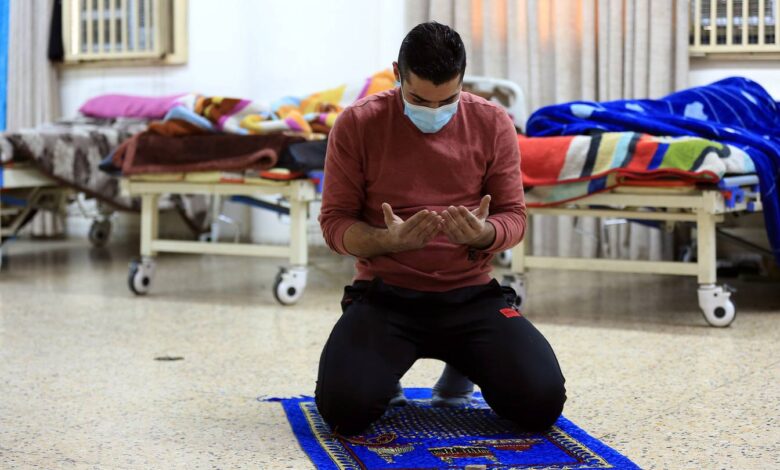 Inside the Al-Ata’a hospital for drug abuse treatment in Baghdad