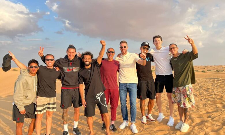 Liverpool FC stars share photo enjoying Dubai dunes