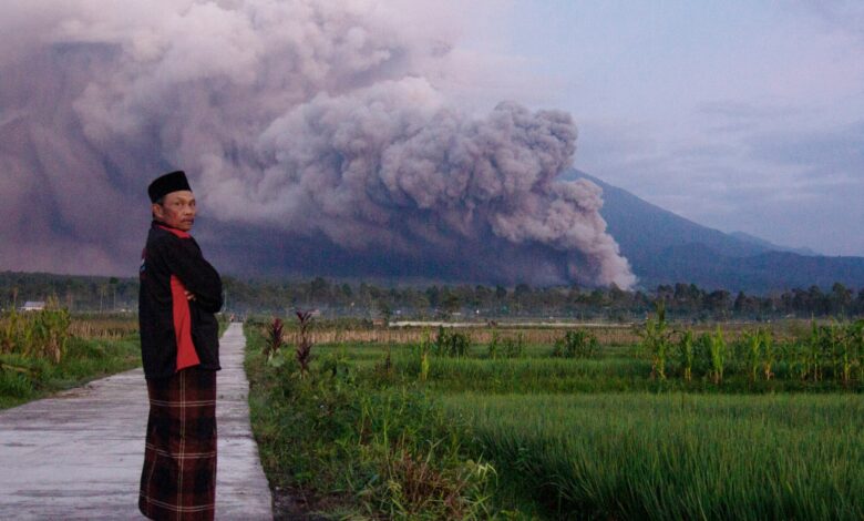 Indonesia’s Mount Semeru volcano erupts, spews huge clouds of ash