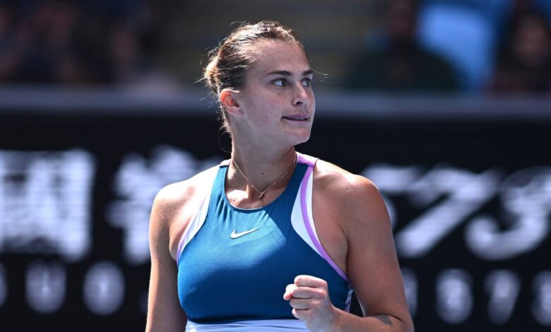 Aryna Sabalenka counts on ‘positive emotions’ as she marches on in Australian Open