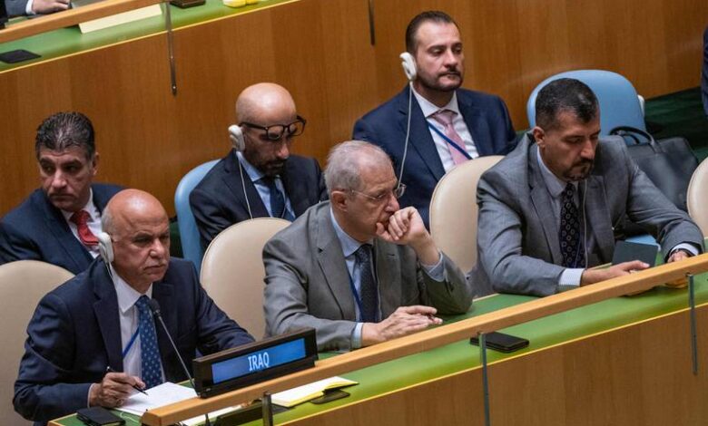 Iraq blames ‘technical fault’ for Gaza ceasefire vote mix-up at UN General Assembly