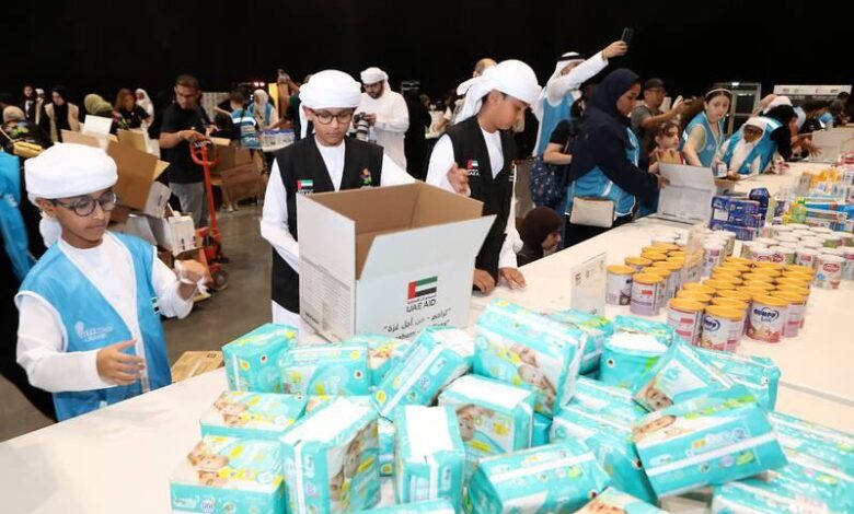 Thousands of UAE volunteers answer call for Gaza aid