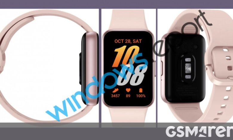 Samsung Galaxy Fit 3 smartband leaks in official-looking renders