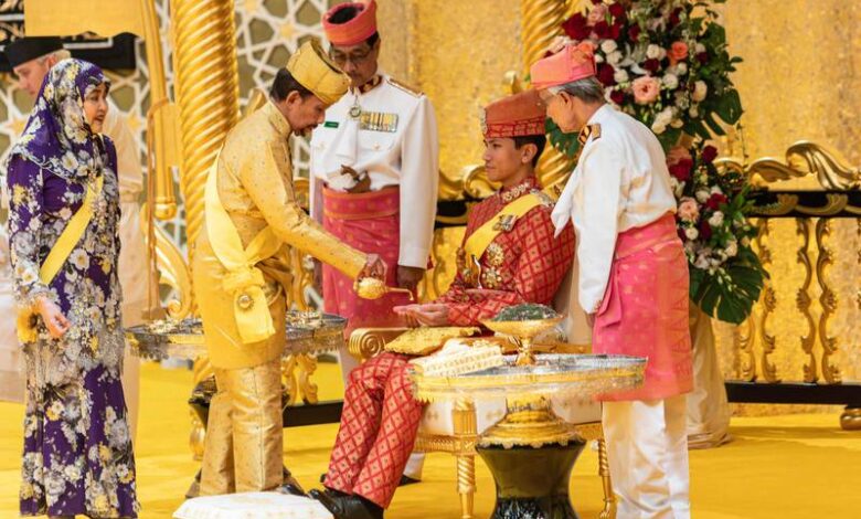 Pomp and pageantry of Brunei royal wedding highlights wealth of tiny nation