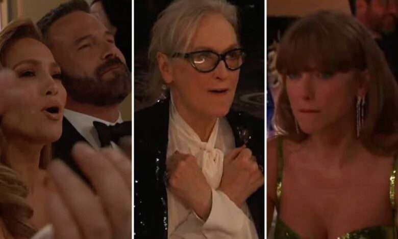 Golden Globes 2024: Taylor Swift, Ben Affleck and the best celebrity reactions