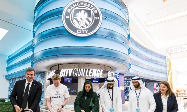 Kevin De Bruyne officially opens Manchester City’s interactive “City Challenge” experience at Yas Mall Abu Dhabi