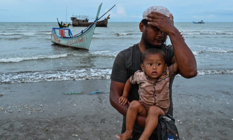 ‘Many more could die’: Urgent plea for Rohingya refugees trapped at sea