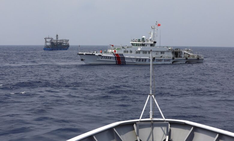 Philippines and China accuse each other of South China Sea collisions