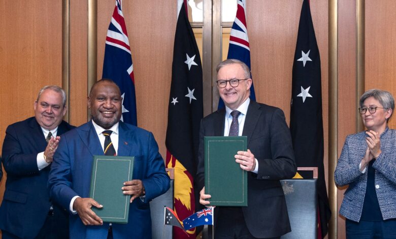 Australia and Papua New Guinea sign ‘historic’ security pact