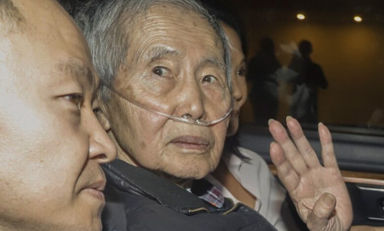 Former President Alberto Fujimori released from Peru prison after 16 years
