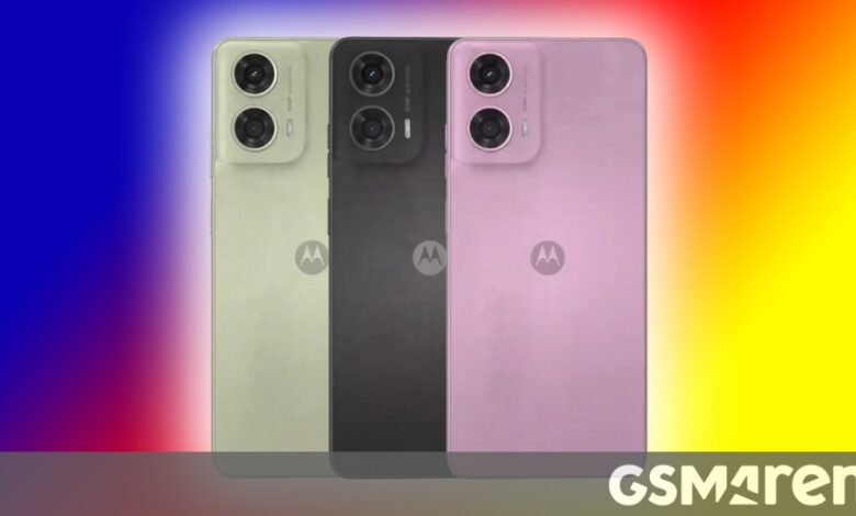 Moto G24 appears in 360-degree videos in three colors