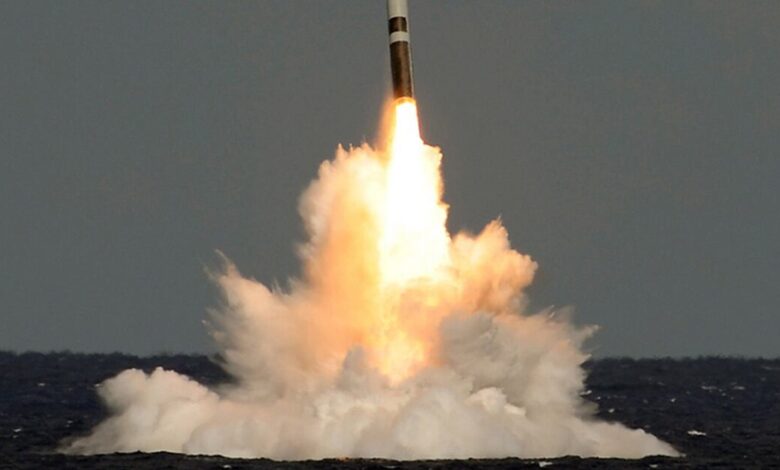 UK Trident nuclear missile misfires during test launch