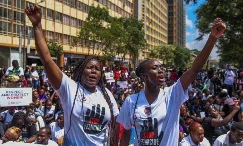 ‘Stop killing us!’: Thousands march to protest against femicide in Kenya