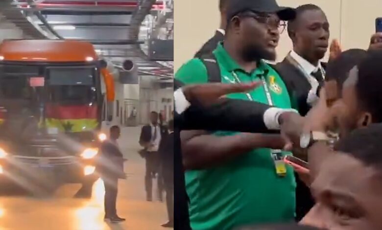 Reporters block Ghana team bus to demand answers after AFCON failure