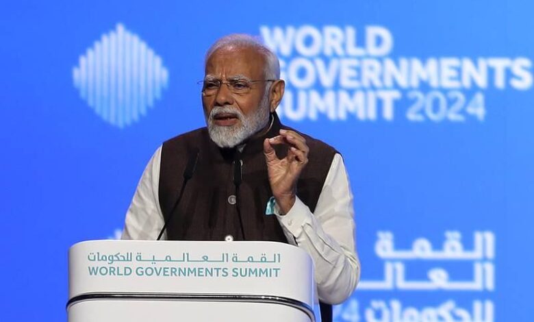 Modi calls for global governance of cryptocurrency and AI at World Governments Summit
